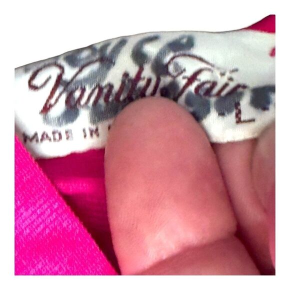 Vanity Fair Womens Vintage Pink Nightgown & Robe Set Size Large Housecoat Sexy - Picture 2 of 6